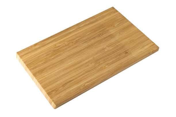白色背景的木制砧板。装食物的包装板图片下载