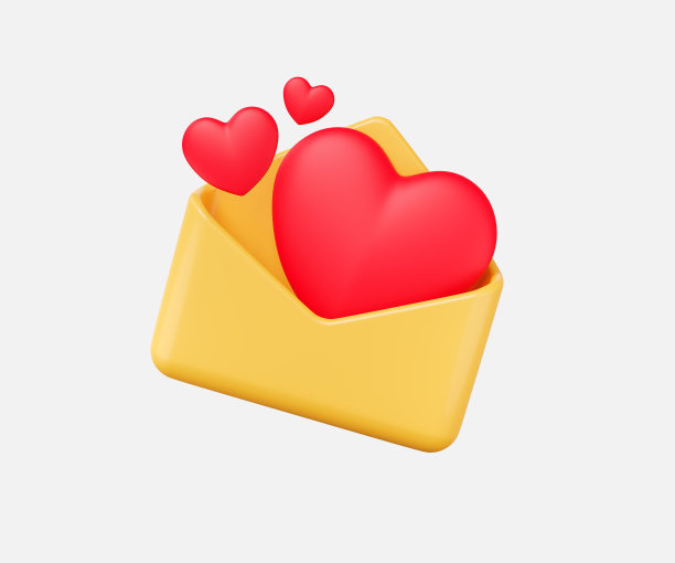 黄色信封里有红心卡图片下载