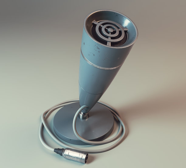 老式台式麦克风图片下载