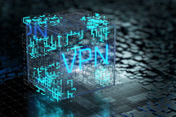 VPN网络安全互联网隐私加密的概念。三维渲染图片下载