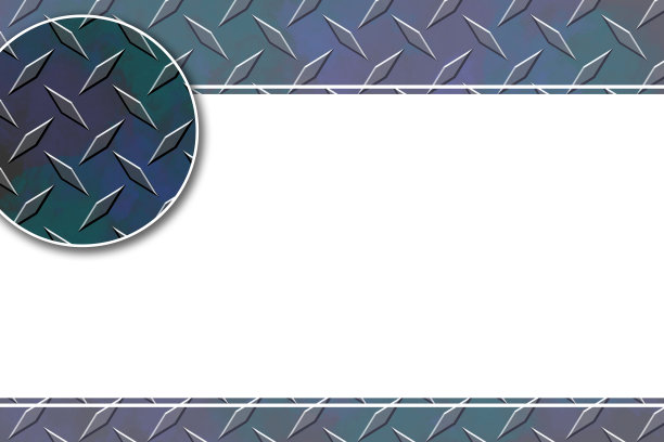 蓝色生锈的钻石板复制空间展示卡铝安全地板踏面图片下载