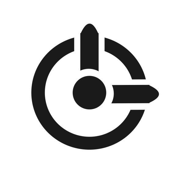 矢量插图，时钟图标与手。图片下载