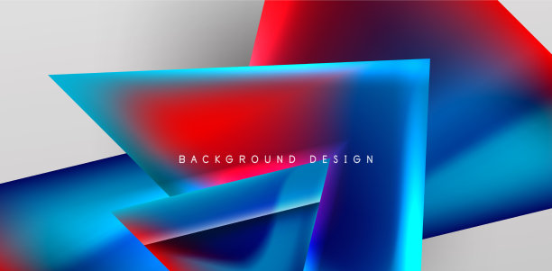 抽象烘焙与重叠三角形和图片下载