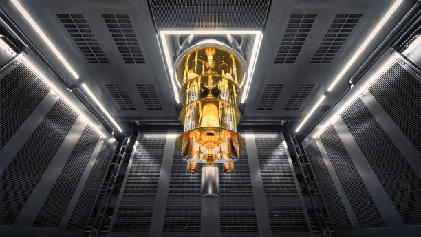 量子实验室内部，广角中心镜头。V02图片下载