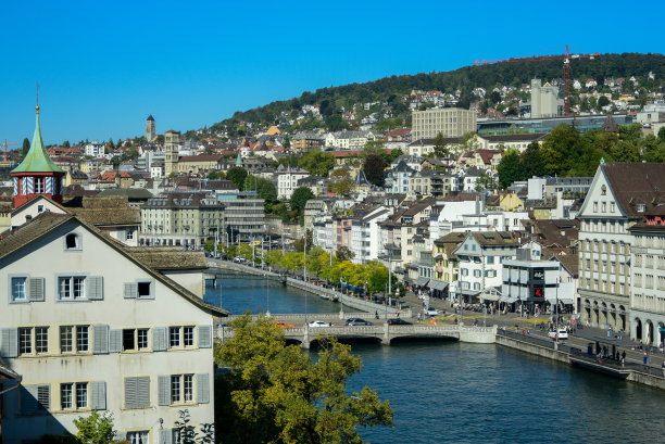 瑞士苏黎世的美丽风景图片下载