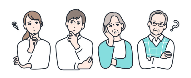 思维家族简单的矢量插画素材图片下载