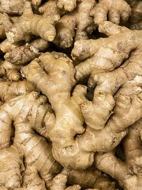 农贸市场的姜根图片下载