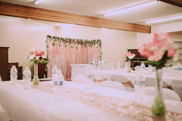 婚礼宴会厅的漂亮照片图片下载
