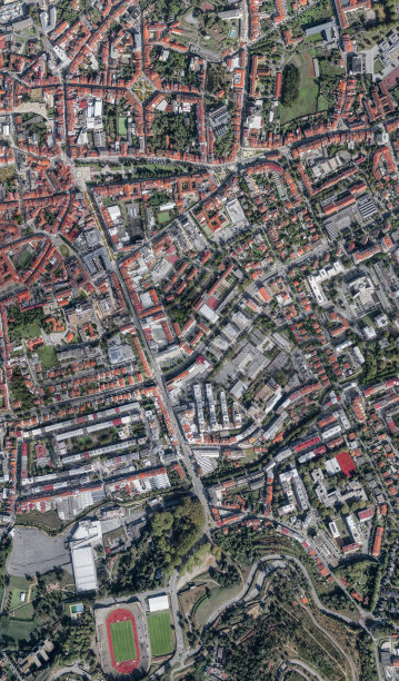 航拍城市照片图片下载