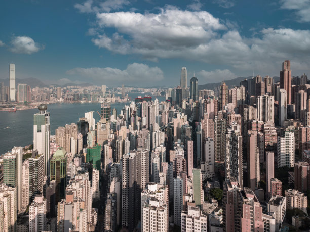 航拍城市照片图片下载