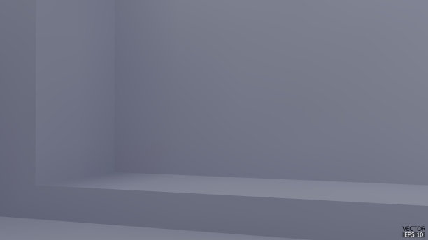 抽象灰色和梯度光背景与工作室背景。灰色空白显示或洁净室显示产品。灰色背景。矢量插图。图片下载