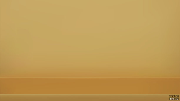 抽象的金色和梯度光背景与工作室背景。黄金空白展示或洁净室展示产品。黄金的背景。矢量插图。图片下载