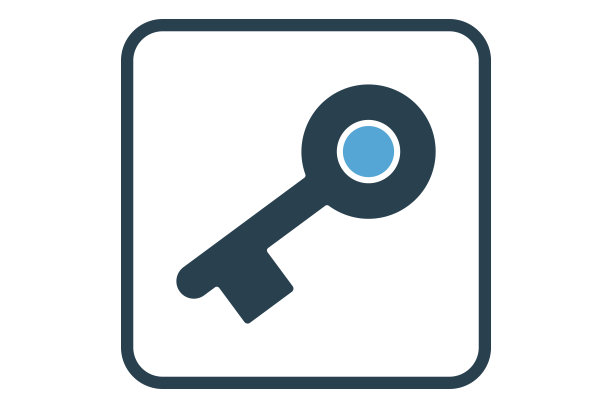 键图标说明。安全相关图标。实心图标样式。简单的矢量设计可编辑图片下载