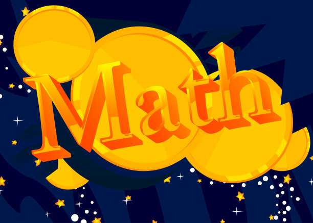 金币与数学文本。硬币雨。矢量画报黄金金属现金，钱。图片下载