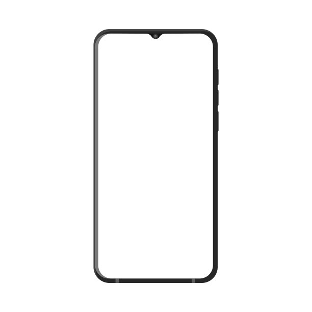 3d高质量矢量移动模型。超逼真的智能手机。演示模板的设备UI UX模型。手机边框与空白屏幕隔离模板。三维等距插图。图片下载