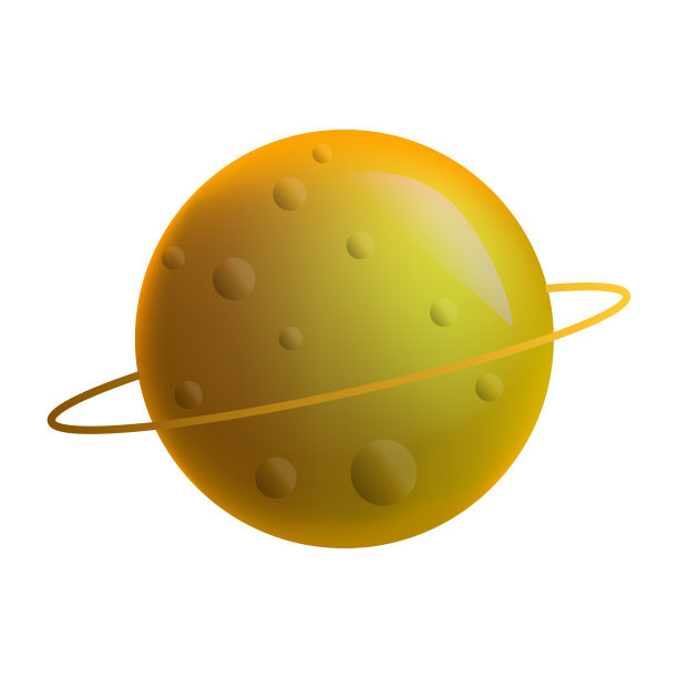 矢量卡通星球。色彩缤纷的孤立对象。空间背景。幻想的行星图片下载