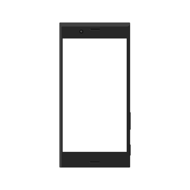 3d高质量矢量移动模型。超逼真的智能手机。演示模板的设备UI UX模型。手机边框与空白屏幕隔离模板。三维等距插图。图片下载