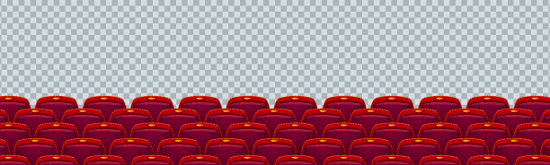 电影院的座位排，电影院的独立座椅图片下载