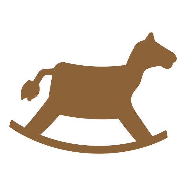 玩具马图标设计剪贴艺术插图图片下载