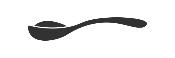 汤匙与糖，盐，面粉或其他成分图标图片下载