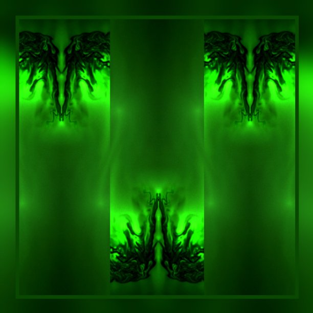 设计就像后面的绿色玻璃与绿草点缀，明亮的绿色背景图片下载