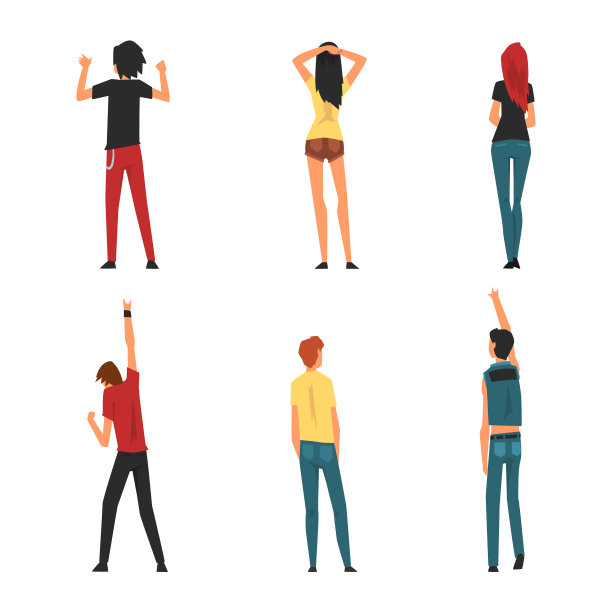 背影的人跳舞和听在开放图片下载