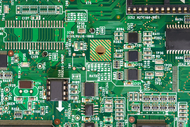 计算机电子电路特写图片下载