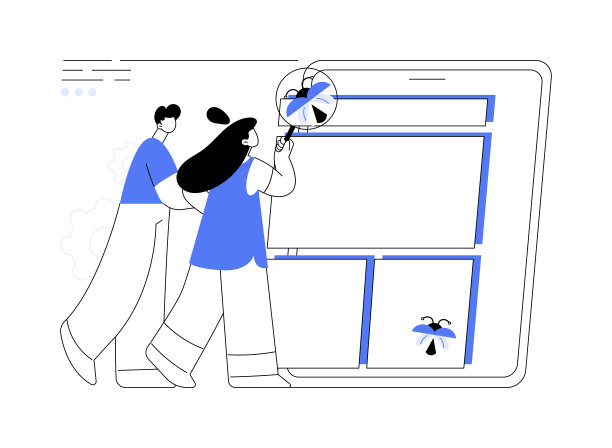 Beta测试抽象概念矢量插图。图片下载