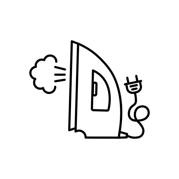 铁图标。矢量线性标志，符号，标志铁的移动概念和网页设计。图标的商店的家用电器，小工具和电子产品的网站。每股收益图片下载