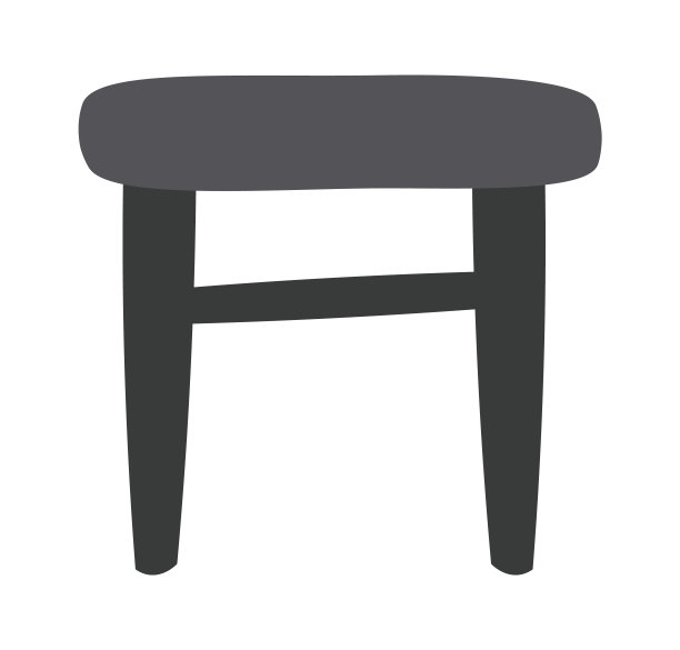 木椅平面图标办公家具图片下载