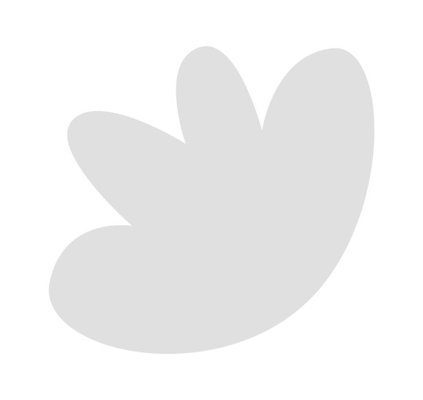 手绘抽象花平面图标图片下载