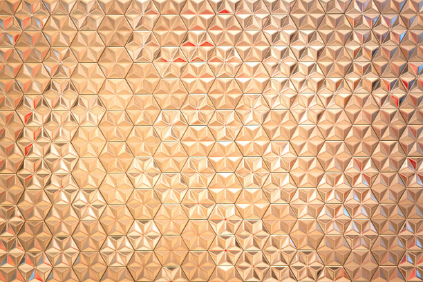 光泽明亮的玫瑰金墙背景。图片下载