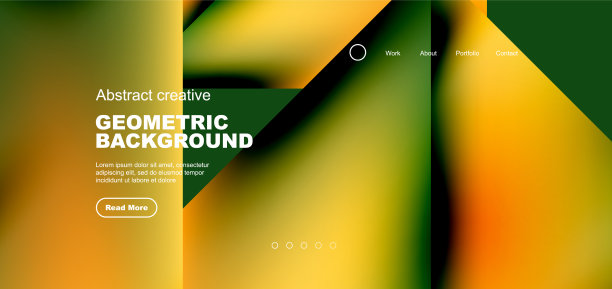 流体梯度几何三角形抽象图片下载