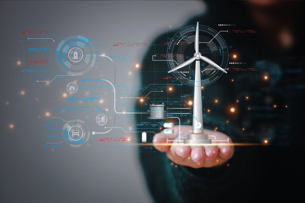 电子科技风格的孩子教育。儿童计算机在线学习STEM科目。空白边界与科技涂鸦的青少年风格。图片下载