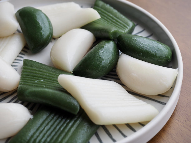 韩国食物松糕，年糕，秋食图片下载