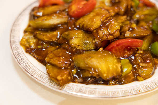 中国菜:红烧茄子图片下载