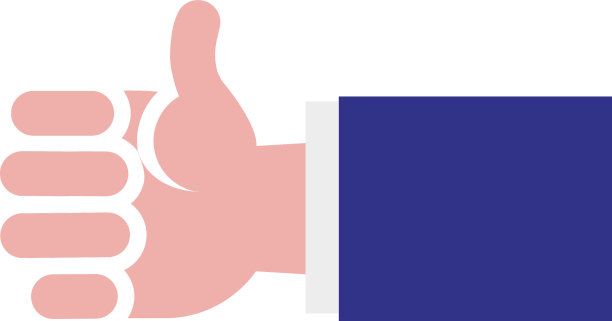 大拇指向上图标是男性手势符号图片下载