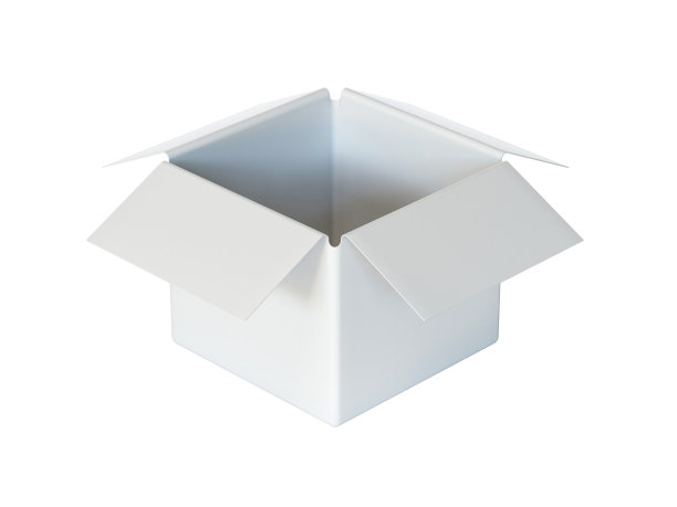 白色空框隔离在白色背景3d渲染图片下载