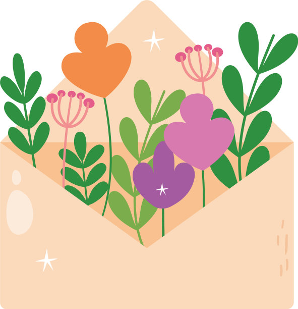 鲜花信封图片下载