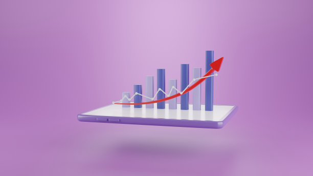 3d信息图形元素。逼真的箭头和图表渲染。业务增长战略概念。矢量插图。三维渲染图片下载