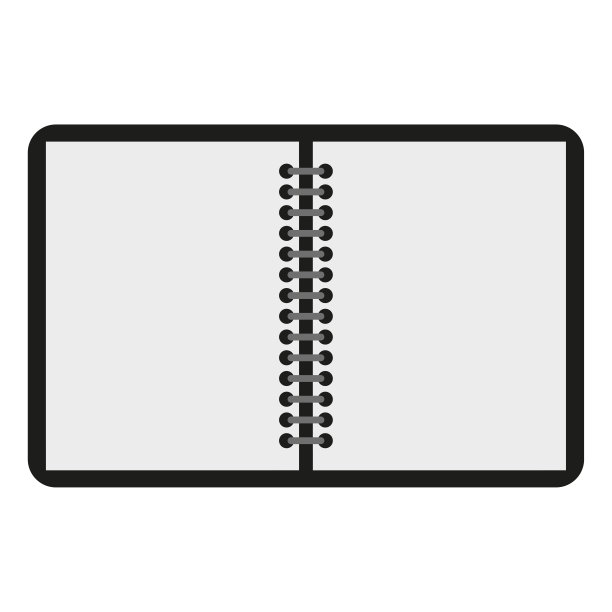 打开记事本图标。矢量插图。图片下载