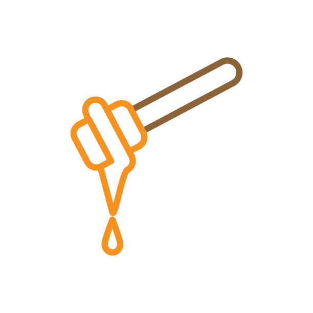 蜂蜜图标剪辑艺术插图孤立图片下载