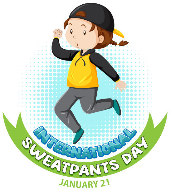 国际运动裤日旗帜设计图片下载