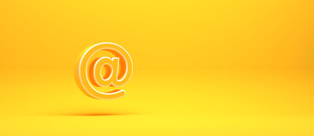 作为图标的联系符号- 3D插图图片下载