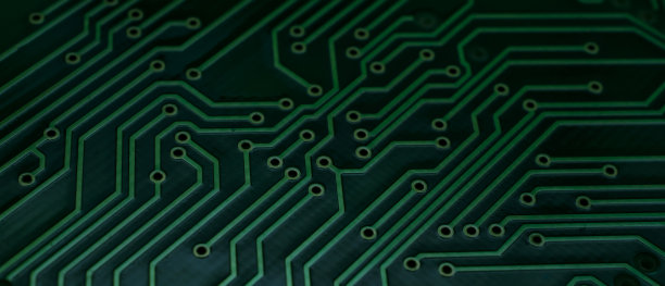 印刷电路。轨道布局。印刷电路板图片下载