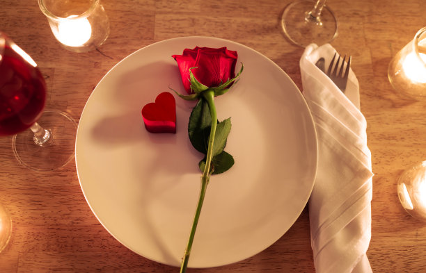 浪漫烛光晚餐图片下载