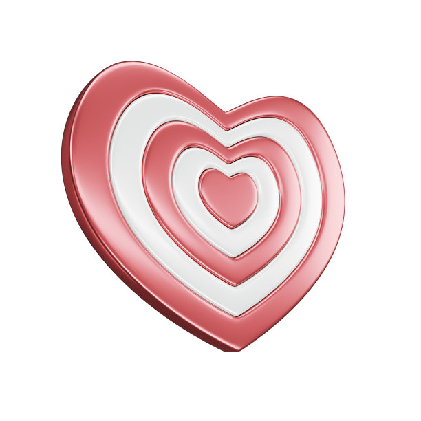 飞镖图标。目标图标。心形的飞镖。粉色的心。情人节。的婚礼。爱。心脏三维渲染。3 d演示。图片下载