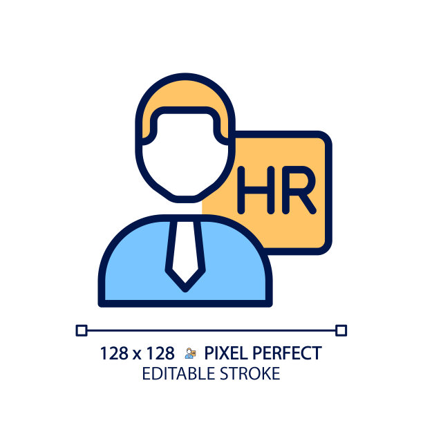 HR经理像素完美RGB彩色图标图片下载