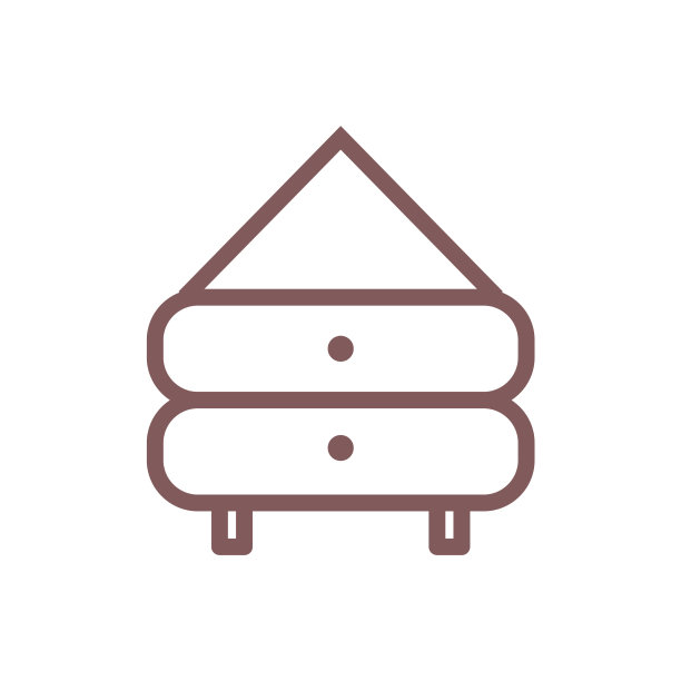 极简主义橱柜图标标志图片下载