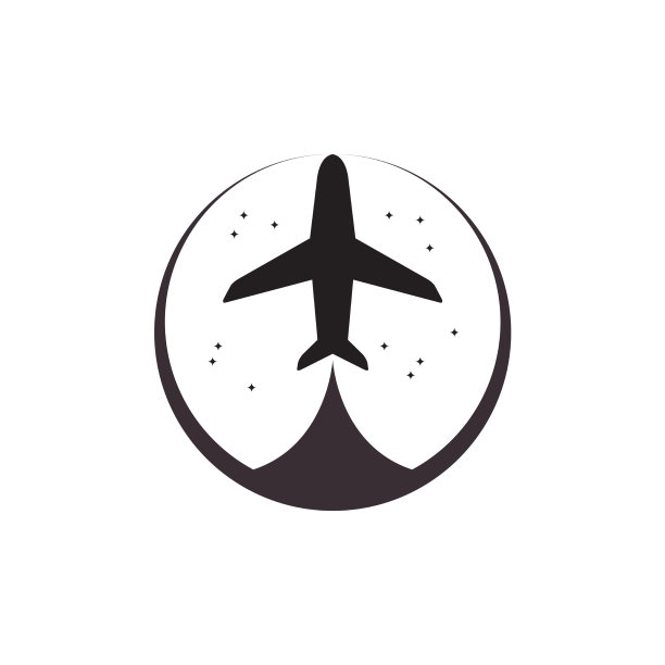 飞机之夜图标标志图片下载